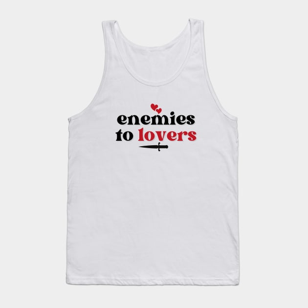 Enemies to Lovers Trope Tank Top by hereidrawagain